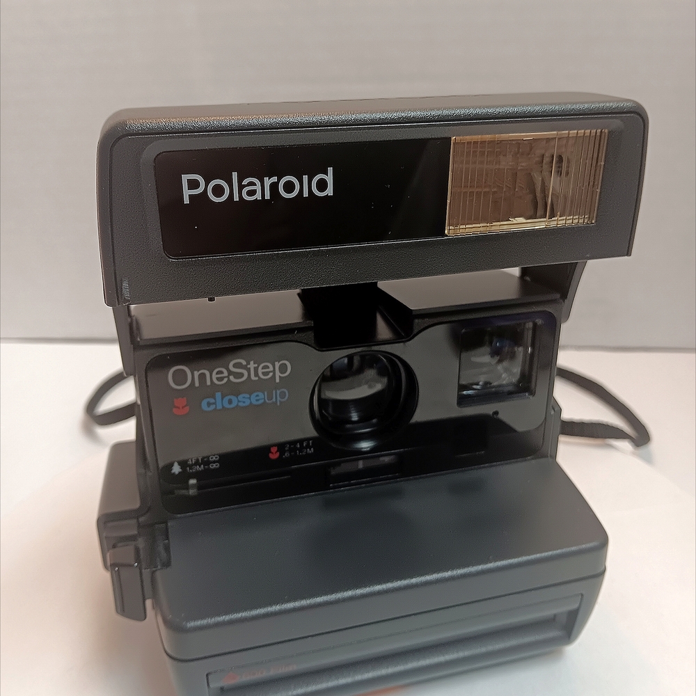 Polaroid OneStep Closeup Camera - Black and Gray